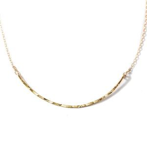 14k Gold Filled Arch Necklace